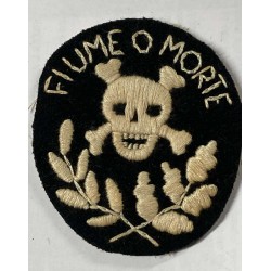 Set of Fiumano Volunteer sleeve shield and 1919 Sharpshooter badge