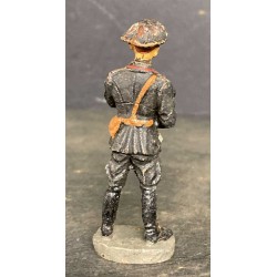 Elastolin Soldier Tank Officer, Panzer, with map