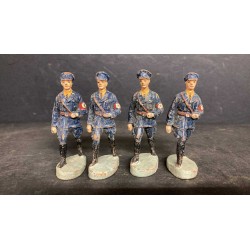 Elastolin marching SS Allgemeine soldiers