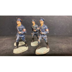 Elastolin marching SS Allgemeine soldiers