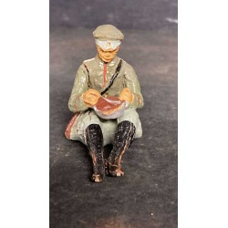Elastolin/Lineol paste soldier field character, Officer eating