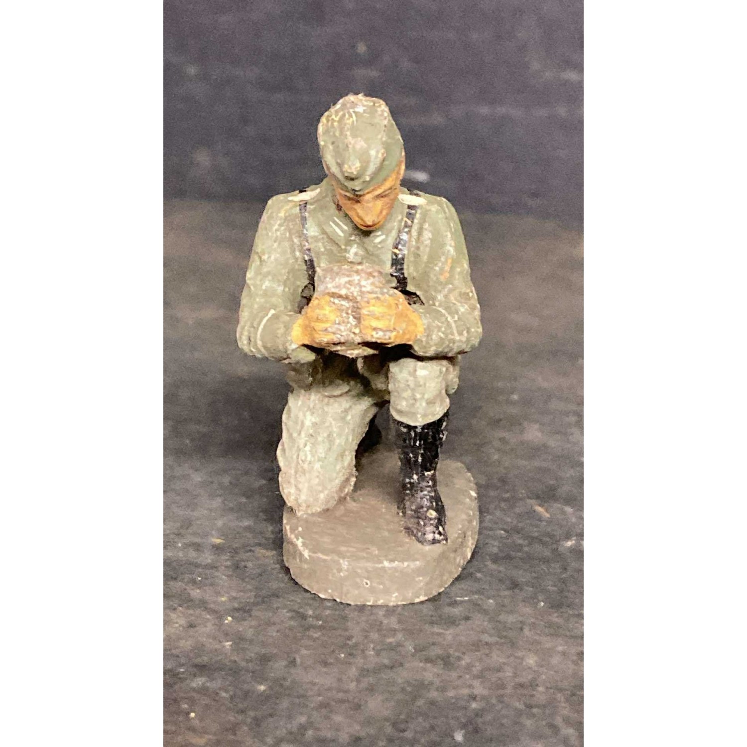 Soldatino personaggio da accampamento Elastolin/Lineol