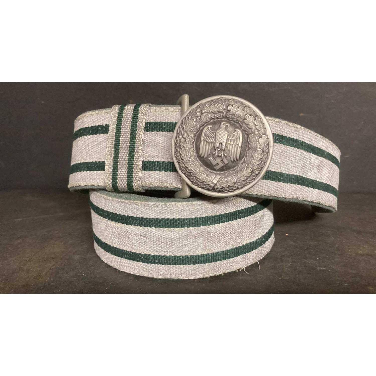 Belt and buckle model for large uniform German army Third Reich