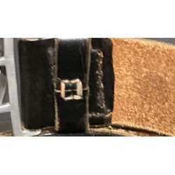 WH Officer's buckle with black leather belt