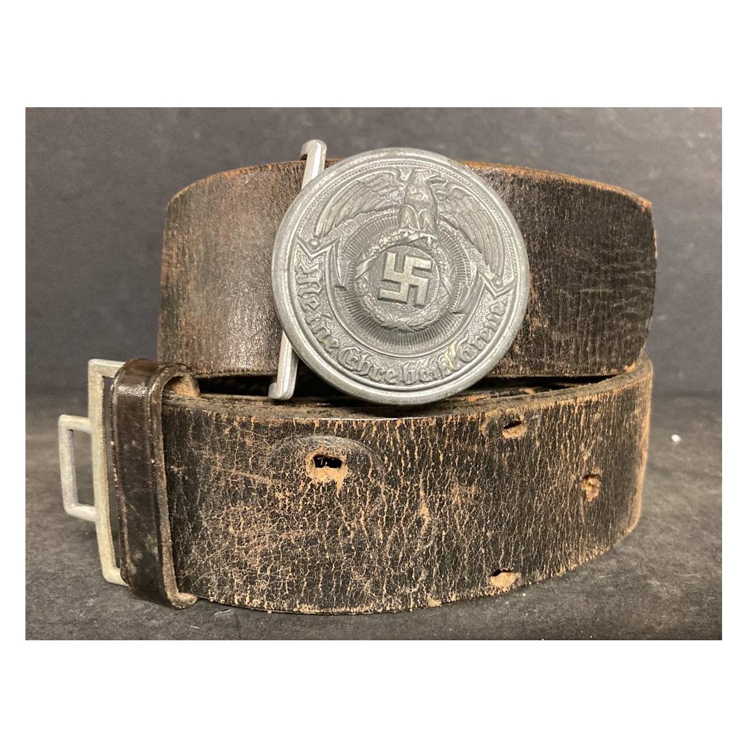 Cinturone da Ufficiale Waffen SS completo di fibbia