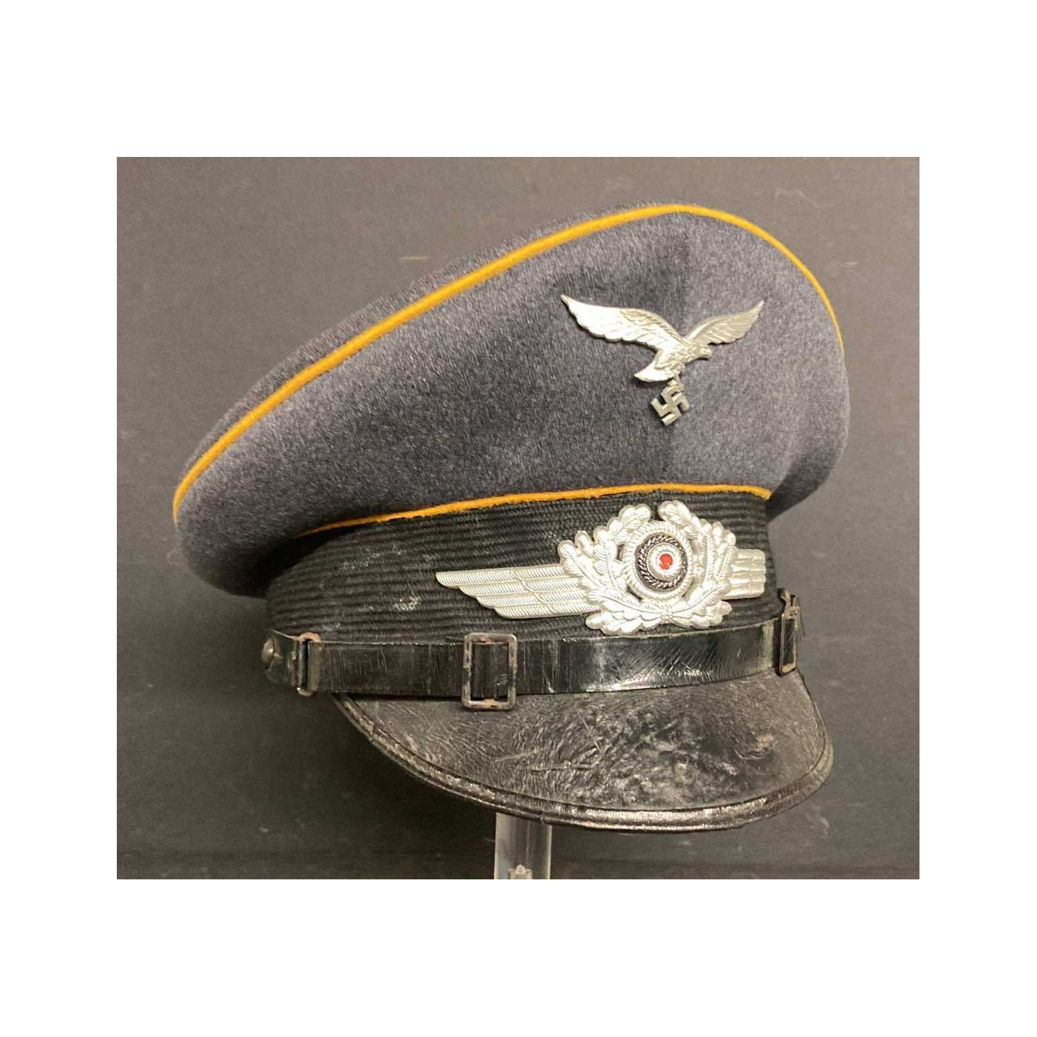 Schirmutze LW Luftwaffe  da sottufficiale