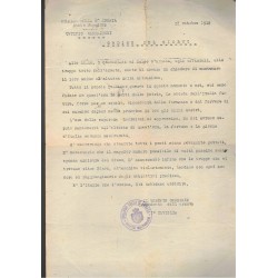 Order of the Day 28 October 1918, 8th Army Command General Staff signed by General Caviglia 1918