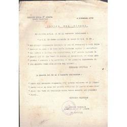 Documento Ordine del Giorno 4 Novembre 1918 Comando 8a Armata