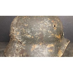 Elmetto tedesco M40 WH monodecal mimetico Africa