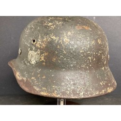 Stunning German Army helmet, WH, model 40 camouflage