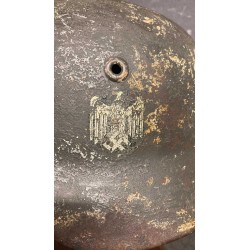 Stunning German Army helmet, WH, model 40 camouflage