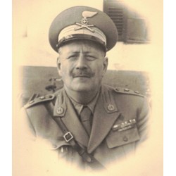 Lieutenant Colonel of Artillery during the RSI, portrait photo