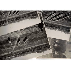 Lotto di quattro foto scattate a Imola nel 1934 Gare Ginnico Sportive