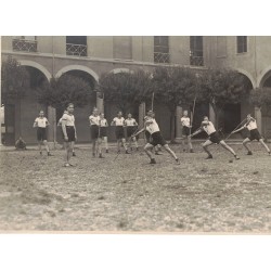 Lotto di quattro foto scattate a Imola nel 1934 Gare Ginnico Sportive