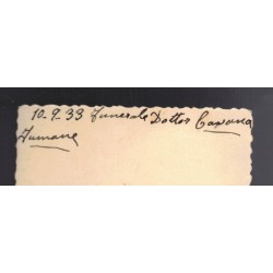 Foto di un funerale con Militi della MVSN 1933