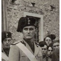 Foto di un funerale con Militi della MVSN 1933