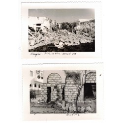 Lotto di 10 foto del bombardamento su Bengasi del 6 Novembre 1941