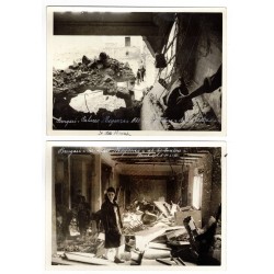 Lotto di 10 foto del bombardamento su Bengasi del 6 Novembre 1941