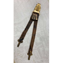 Leather attachments for M37 eagle head dagger