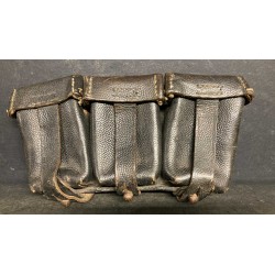 Portacaricatori in cuoio per fucile Mauser K98 1943