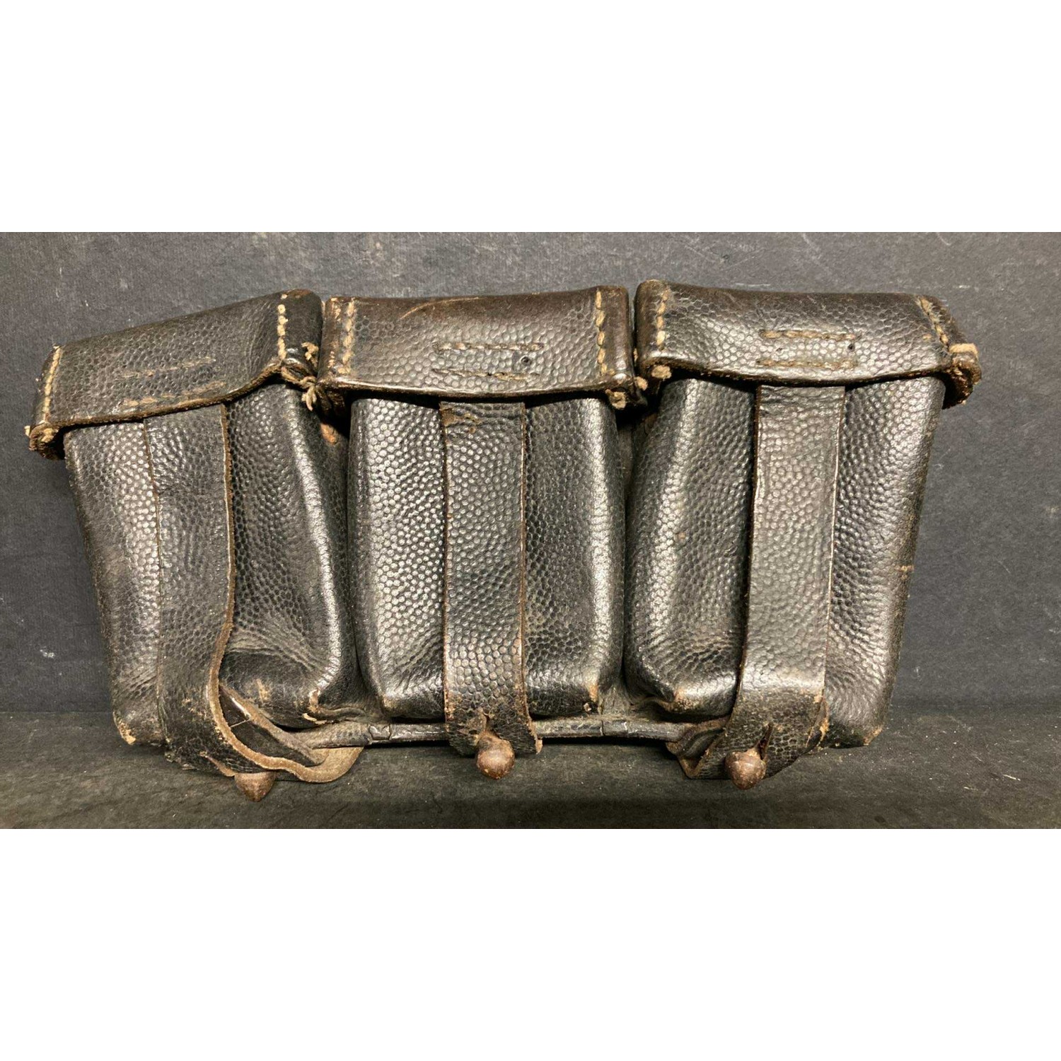 Portacaricatori in cuoio per fucile Mauser K98 1943