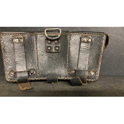 Portacaricatori in cuoio per fucile Mauser K98 , 1942