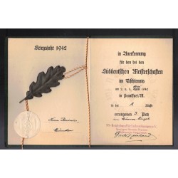 Campionati di Tennistavolo Francoforte sul Meno 1942