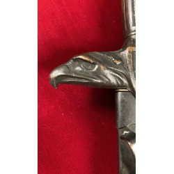 Extremely rare dagger for a soldier of the Roman Legion of War Disabled and Invalids, in the "bronzed" and numbered version