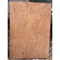 An exceptional wooden collage of the Duce Benito Mussolini. In this wooden collage