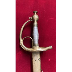 Beautiful sword called Albertina M1833 with mottos on the blade Long Live the King, Long Live Italy