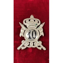 10th Cavalry Rgt Vittorio Emanuele II° hat front  badge untill 1934
