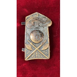 1920s plaque insignia for Adrian helmet of the 5th Engineer Regiment