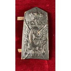 Fregio per elmetto adrian anni 20 Genio Ferroviario