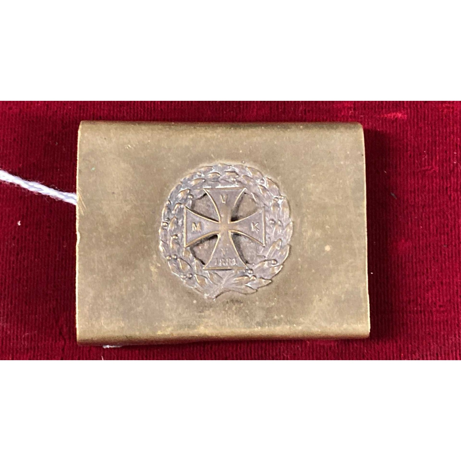 Brass buckle of the German Veterans Association