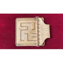 Rara! Fibbia in ottone propaganda nazionalsocialista primi gruppi paramilitari