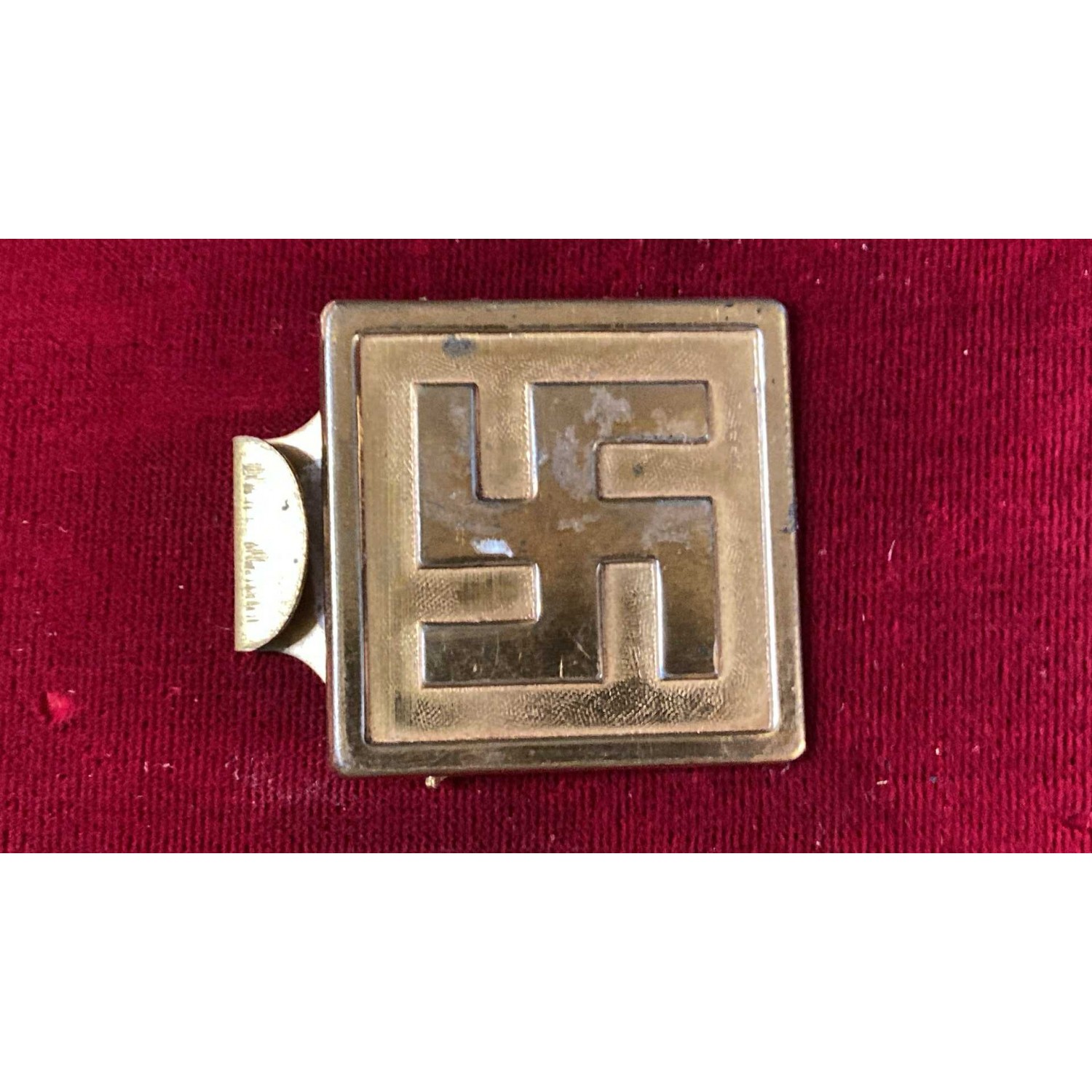 Rare! Brass buckle, Nazi propaganda, early paramilitary groups