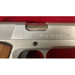 Pistola semiauto Springfield Armory Mod1911A1 cal 38 super inox