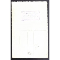 Foto ritratto in posa con dedica di un Capitano di Fanteria anni 50