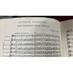 Testo e musica Inno Nazionale Somalo "Somalia Hanolato" 1966