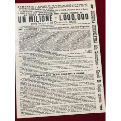 Advertising flyer for the Republic of San Marino's 1908 Loan for Prizes