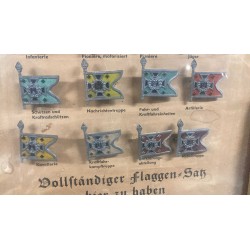 WHW Complete series of German Army battle flags from the 1930s and 1940s