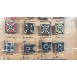 WHW Complete series of German Army battle flags from the 1930s and 1940s