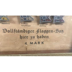 WHW Complete series of German Army battle flags from the 1930s and 1940s
