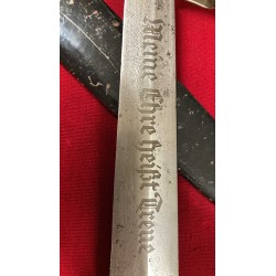 Daga SS modello transizionale marcata RZM 1053/38