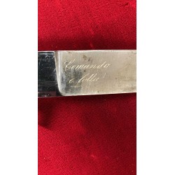 MVSN Officer's dagger M37 eagle head with a personalized  blade