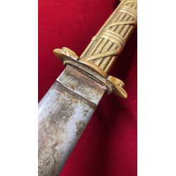 Italian fascist dagger FIDELITER-type dagger with bronze hilt
