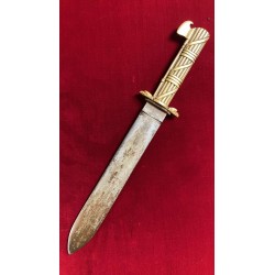 Italian fascist dagger FIDELITER-type dagger with bronze hilt