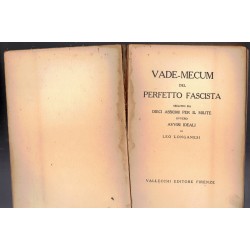 Raro ! VADEMECUM del PERFETTO FASCISTA di Leo Longanesi
