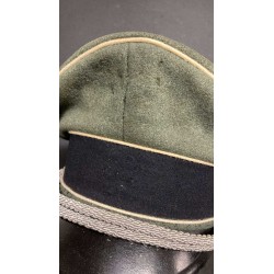 Originale !!! Schirmutze da Sottufficiale delle Waffen SS smostreggiato