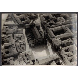 Bellissima foto aerea del Duomo e del Battistero di Parma anni 30